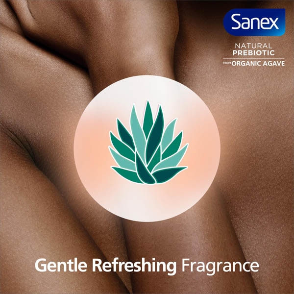 Sanex Natural Prebiotic fra Økologisk Agave Replenishing Shower Gel