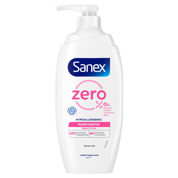 Sanex Zero% Sensitive Gentle Moisture Shower Gel 750ml.