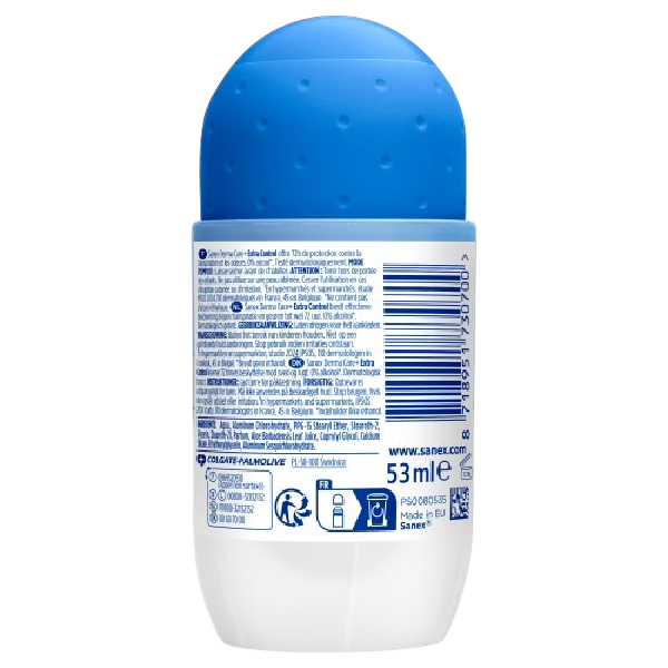 Sanex Dermo Extra Control Roll-On Antiperspirant Sanex Dermo Extra Control Roll-On Antiperspirant