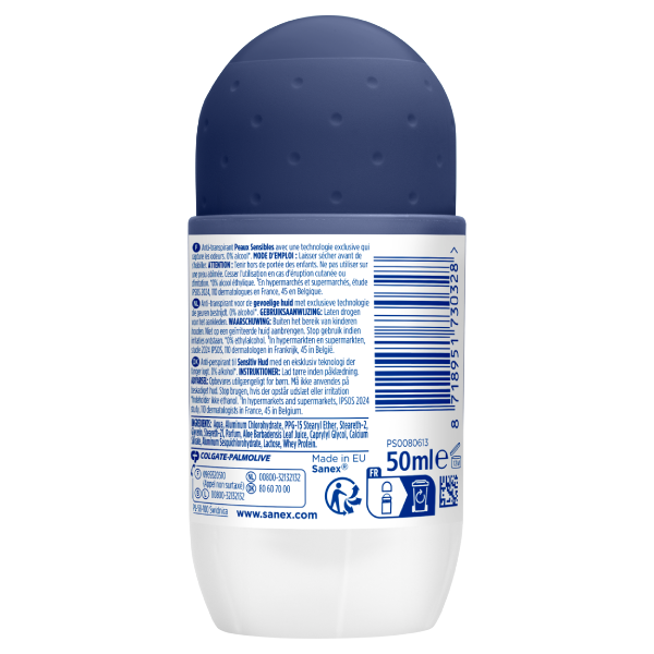 Sanex Men Skin Health Sensitive 72h Antiperspirant Roll On