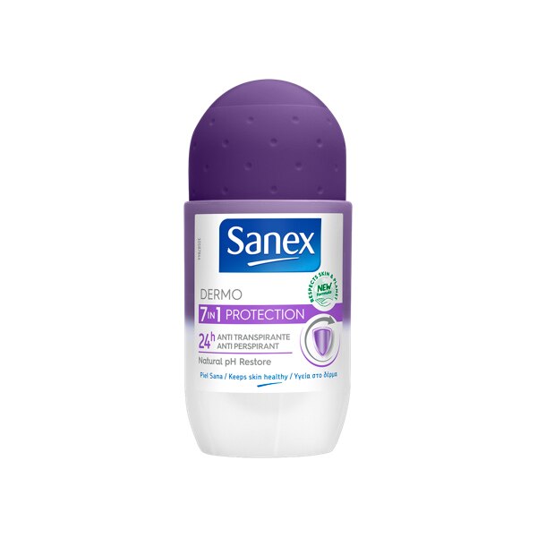 SANEX Dermo 7 in 1 24h Anti-Perspirant Roll-On
